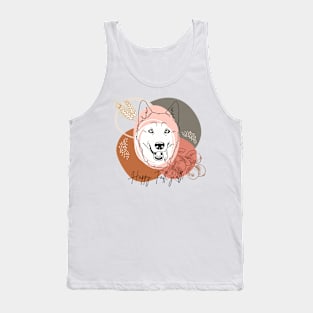 Siberian Husky | Happy Fall, y'all! | It's sweater weather! | Hello Pumpkin! Tank Top